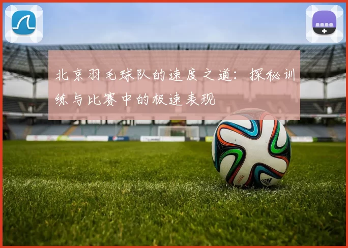 北京羽毛球队的速度之道：探秘训练与比赛中的极速表现
